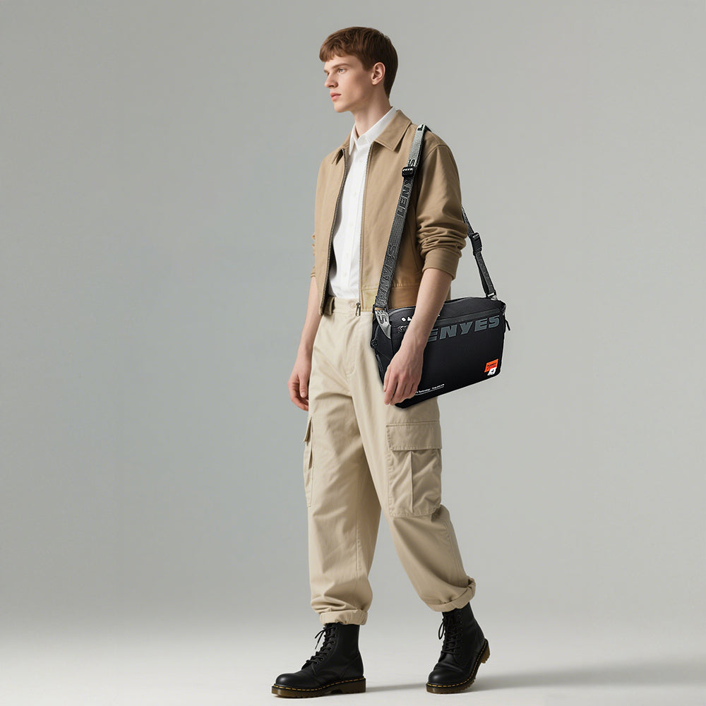 Lenyes LB594 Innovator Crossbody Serisi Manyetik Tokalı 500D Su Geçirmez Kumaşlı Çapraz Vücut Çantası Lenyes LB594 Innovator Crossbody Serisi Manyetik Tokalı 500D Su Geçirmez Kumaşlı Çapraz Vücut Çantası